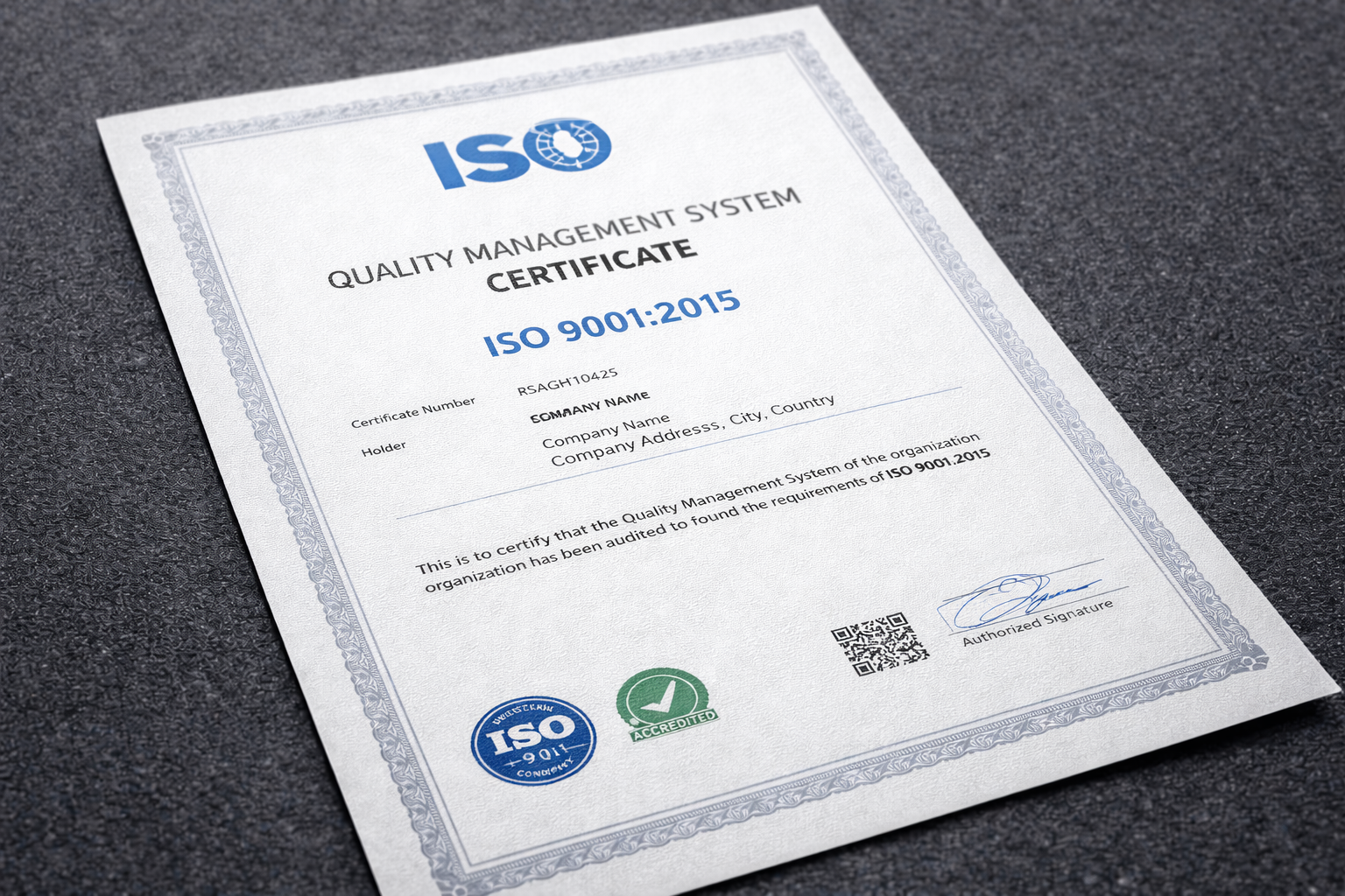 ISO Certification
